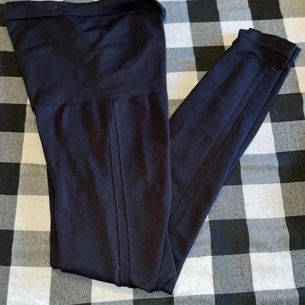 SPANX Women's Look at Me Now High Waisted Seamless Leggings Ankle Black  Size L